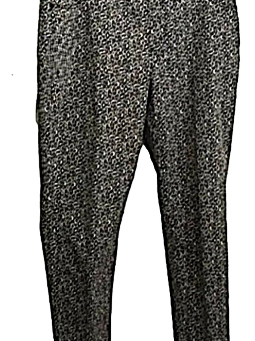 Chico's Animal Print Ankle Pull Up Jeans size 1.5